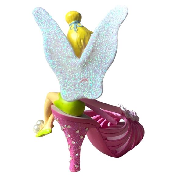 Hamilton Tinker Bell In The Pinks Shoe Figurine Disney Fairy Collectible - Picture 5 of 7